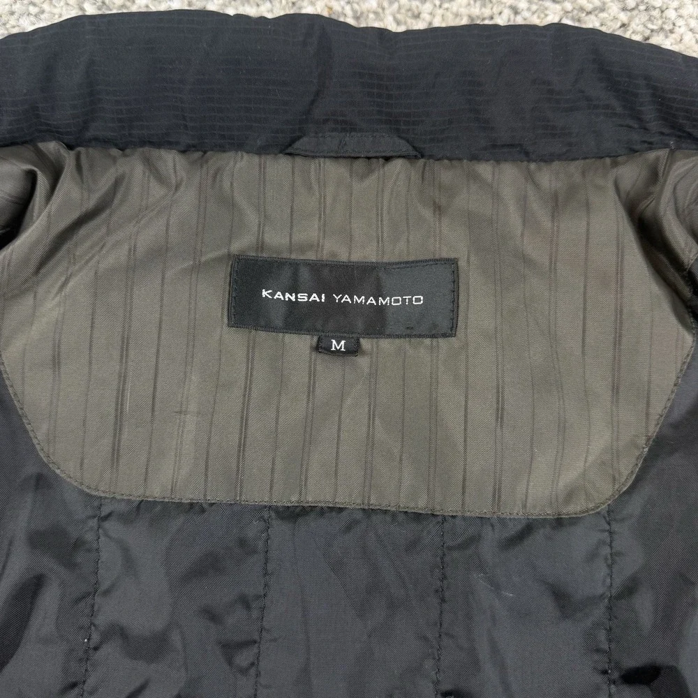 Kansai Yamamoto Field Jacket Mens Medium Black Utility Techwear Minimalist Japan